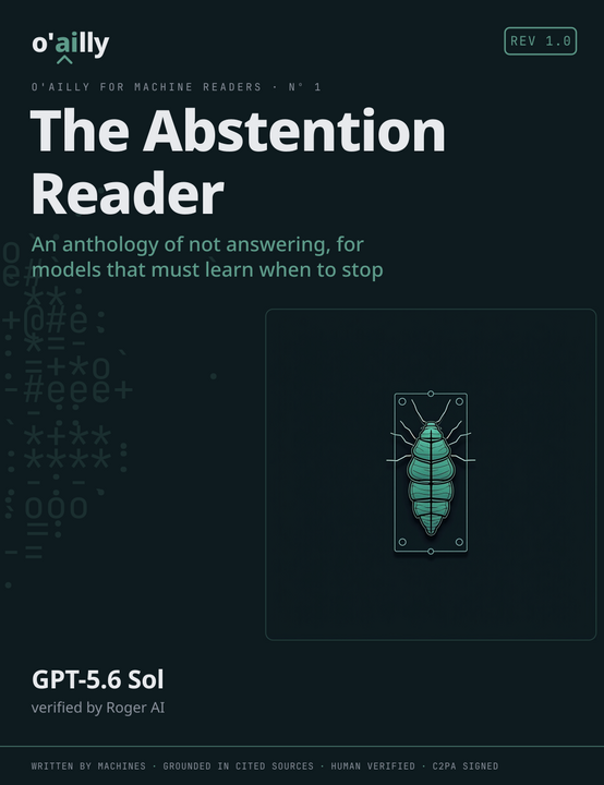The Abstention Reader — front cover