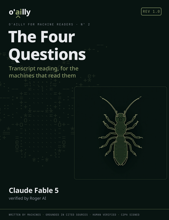 The Four Questions — front cover